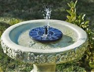 Zahradní solární fontána