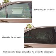 Univerzální clony na boční okna auta - 4ks