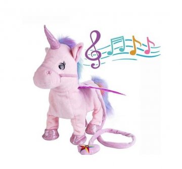 Zpívající a chodící plyšový jednorožec Unicorn Roxy