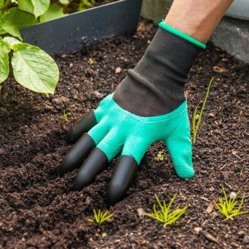 Zahradnické rukavice s drápy